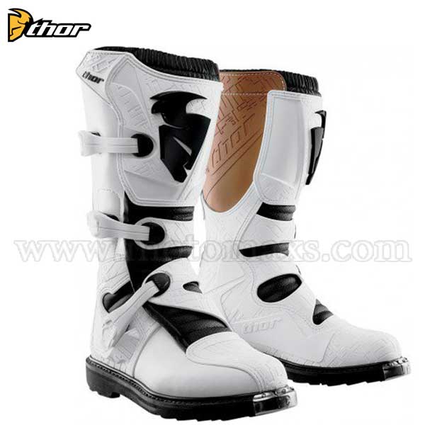 Botas Cross Thor "Blitz" Blancas.
