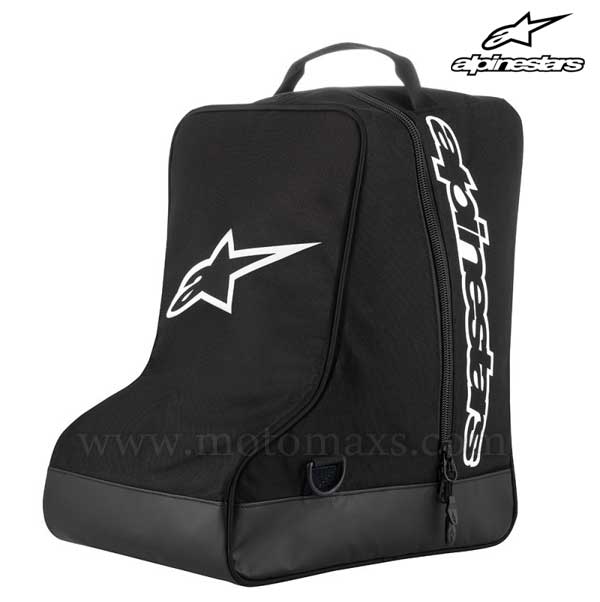Bolso Alpinestars "Boot" Negra-Blanca.