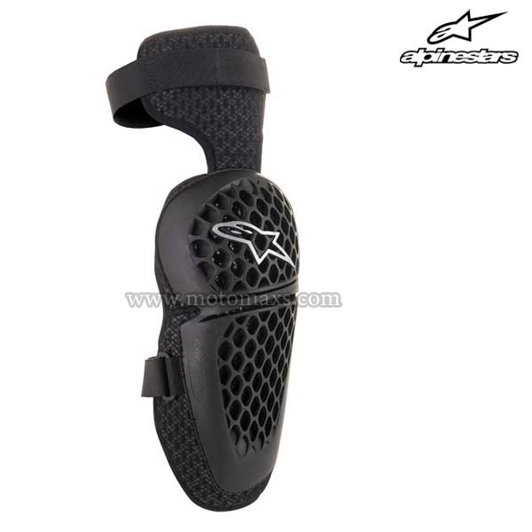 Rodilleras Alpinestars Infantil "Bionic Plus" Negras.