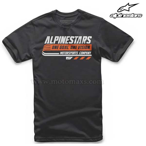 Camiseta Alpinestars "Bravo" Negra.