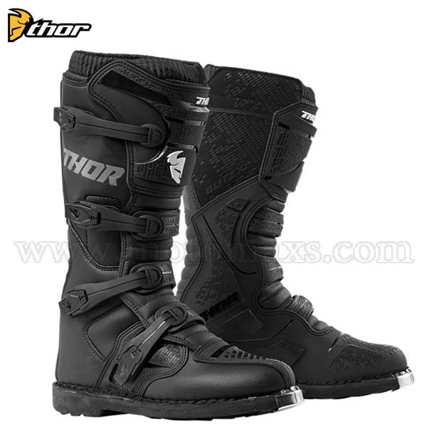 Botas Cross Thor "Blitz XP" Negras.