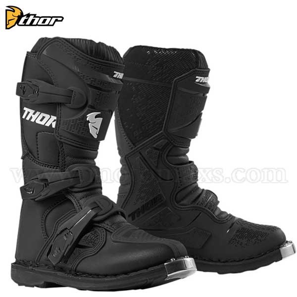 Botas Cross Thor Infantil "Blitz XP" Negras.