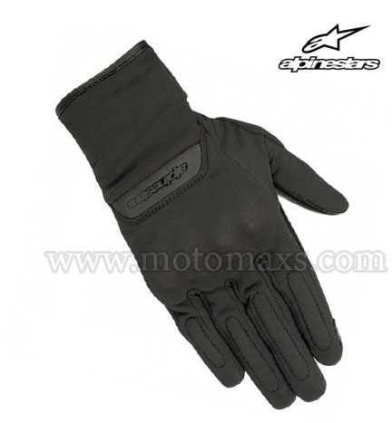 Guantes Alpinestars "C-1 V2 Gore Windstopper Lady" Negros.