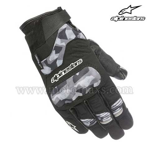 Guantes Alpinestars "C-30 Drystar" Negros-Camo.