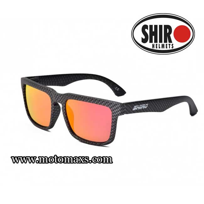 Gafas SHIRO DIAMOND Carbono Lente Roja