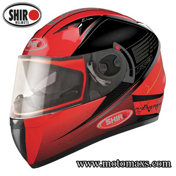 Casco SHIRO SH-3700 R-15 Rojo