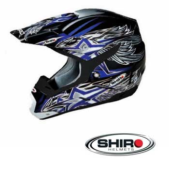 Shiro Crossover Negro Azul T-S