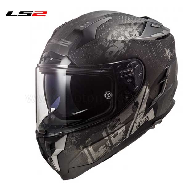 Casco LS2 Challenger FF327 "Flex" Negro Mate.