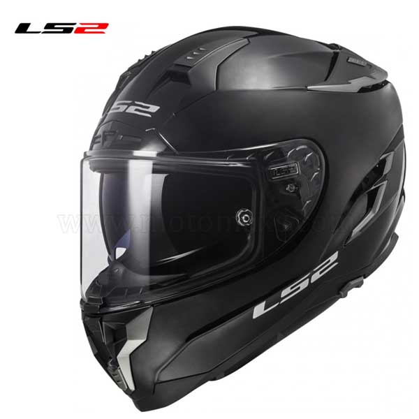 Casco LS2 Challenger FF327 "Solid" Negro.