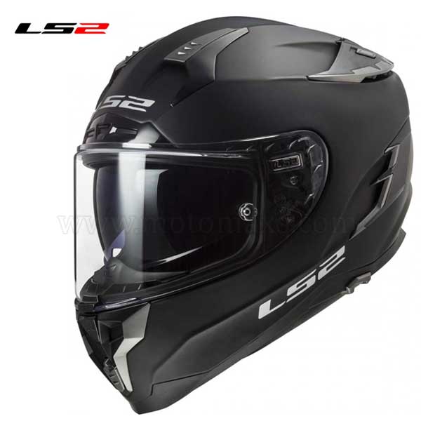 Casco LS2 Challenger FF327 "Solid" Negro Mate.