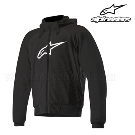 Chaqueta Alpinestars "Chrome Sport Hoodie" Negra.