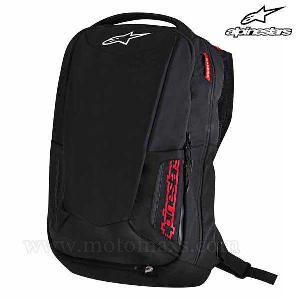 Mochila Alpinestars "City Hunter" Negra-Roja.