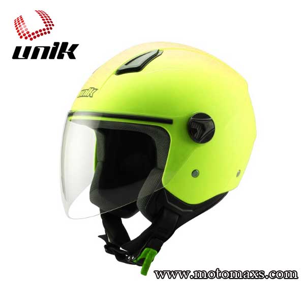 Casco Jet UNIK CJ-16 Amarillo Fluor