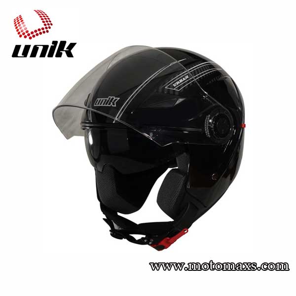Casco Jet  UNIK CJ-03 LINE Negro