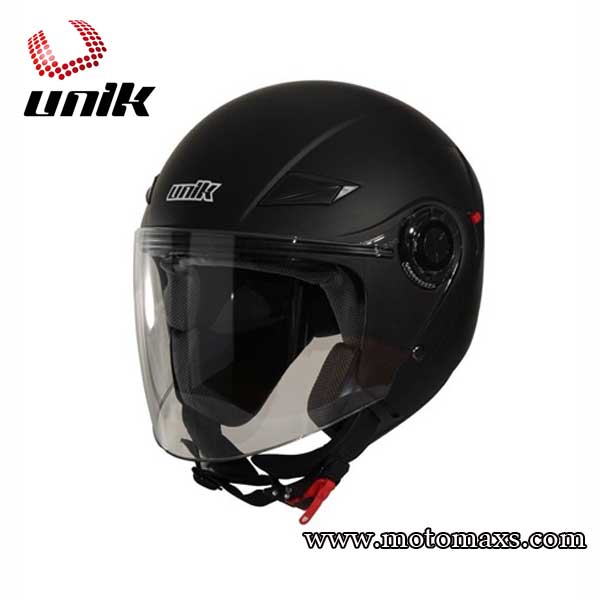 Casco Jet  UNIK CJ-03 Negro Mate