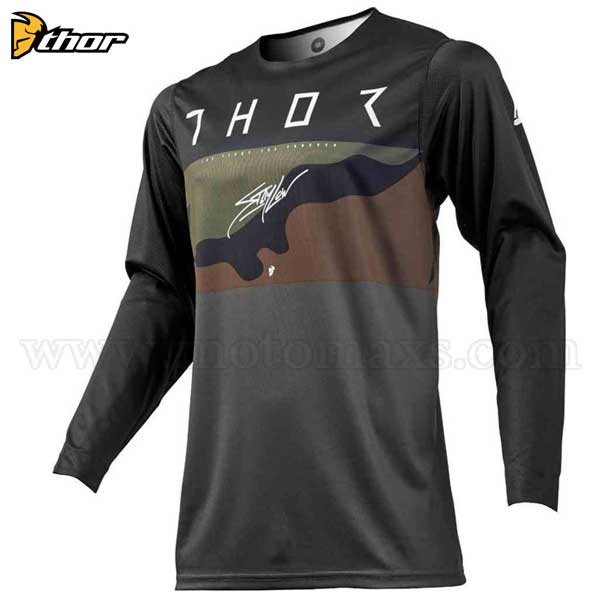 Camiseta Thor "Prime Pro Fighter" Gris Carbón-Camo.