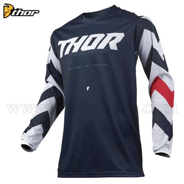 Camiseta Thor Infantil "Pulse Stunner" Azul-Blanca.