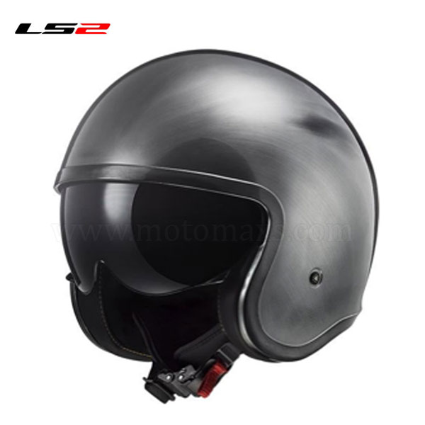 Casco Jet LS2 Spitfire OF599 "Solid" Titanio.