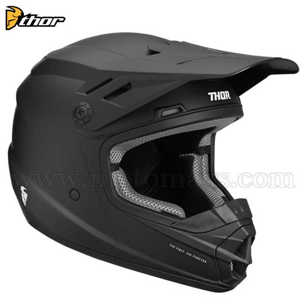 Casco Cross Thor Sector Infantil "Hype" Negro.