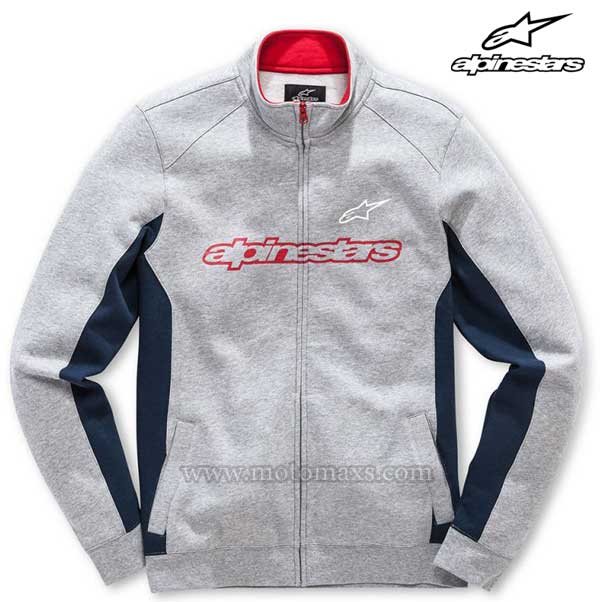Sudadera Alpinestars "Curb" Gris Clara.