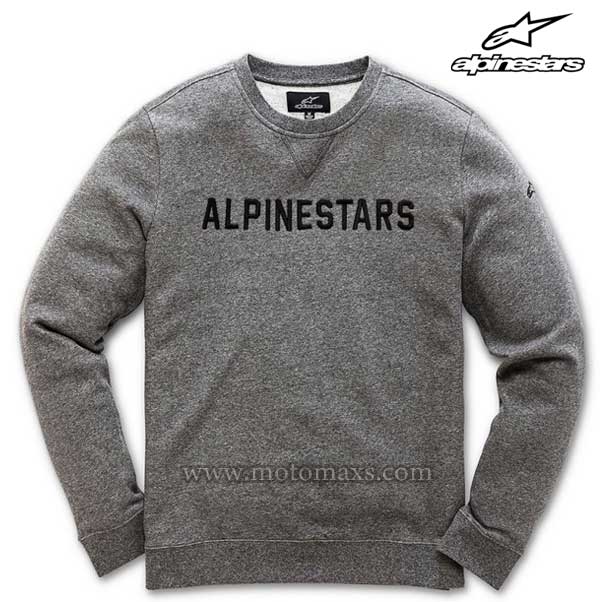 Sudadera Alpinestars "Distance" Gris.
