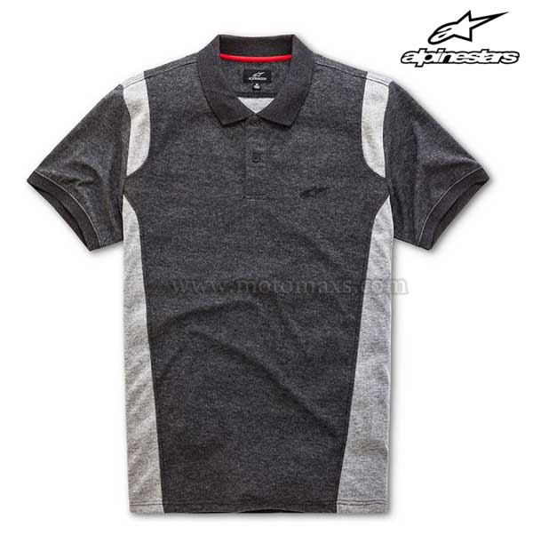 Polo Alpinestars "Double Face" Carbón.