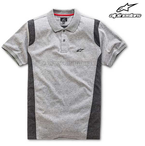 Polo Alpinestars "Double Face" Gris.