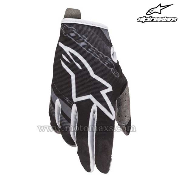 Guantes Cross Alpinestars "Radar" Negros-Grises.
