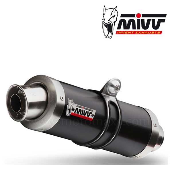 Escape MIVV "GP Black" Slip-On (Acero) Kawasaki Z 1000 (HOM.)