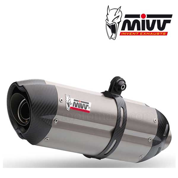 Escape MIVV "Suono" Slip-On (Titanio) Kawasaki Z 750 (HOM.)