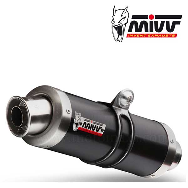 Escape MIVV "GP Black" Slip-On (Acero) Kawasaki Z 1000 (HOM.)