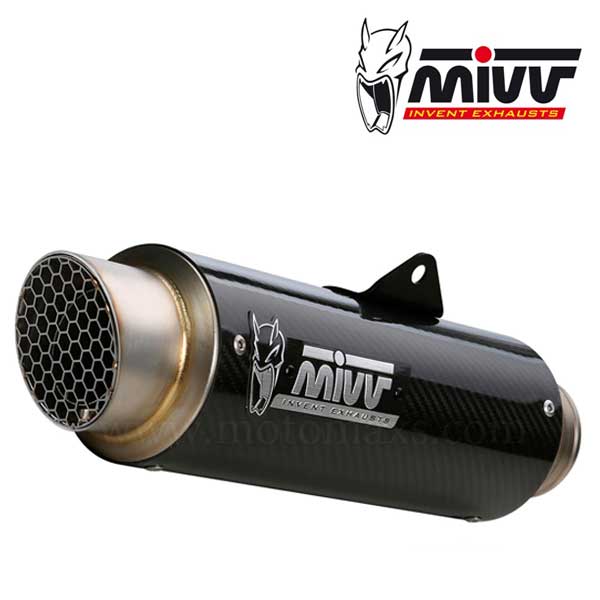 Escape MIVV "GP PRO" Slip-On (Carbono) Kawasaki Z 400 (HOM.)