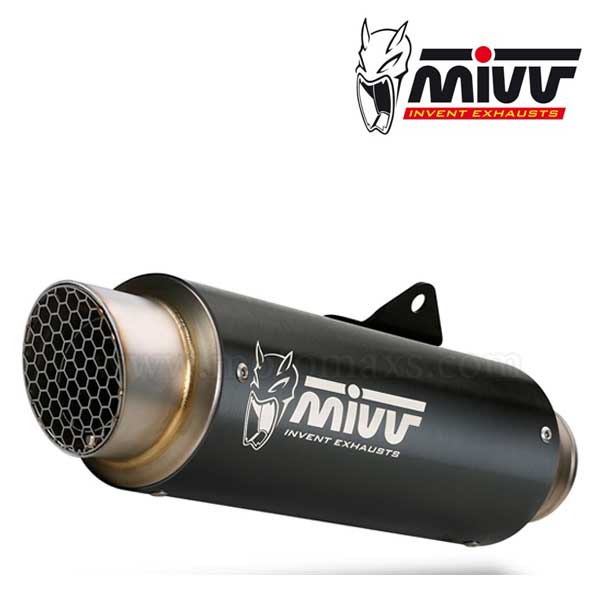 Escape MIVV "GP PRO Black" Slip-On (Acero) Kawasaki Z 125 (HOM.)