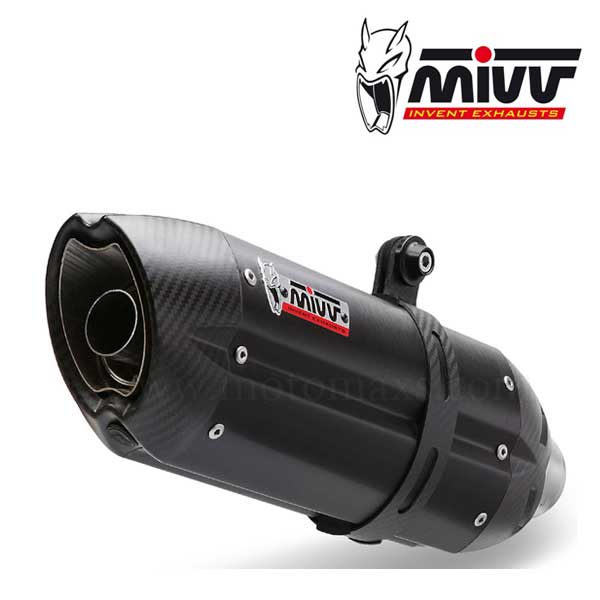 Escape MIVV "Suono Black" Slip-On (Acero)Suzuki GSX-S 750(HOM.)