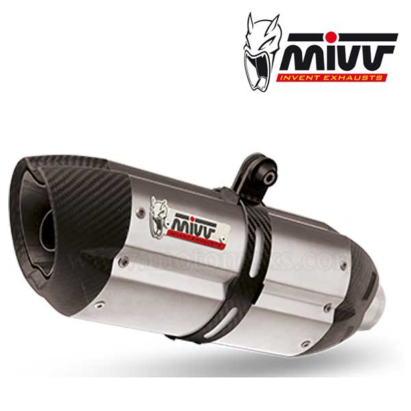 Escape Completo MIVV "Suono" (Acero) Yamaha TMax 500