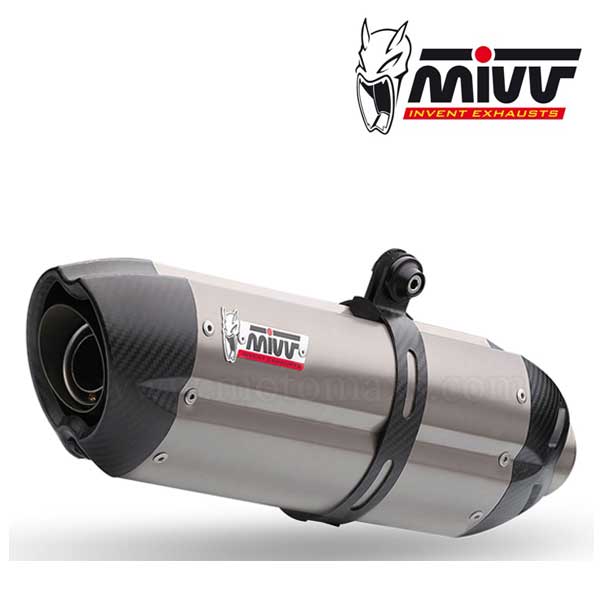 Escape MIVV "Suono" Slip-On (Titanio) Yamaha FZ1 (HOM.)