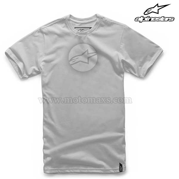 Camiseta Alpinestars "Eclipse" Plateada.