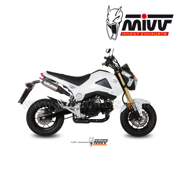 Escape Mivv M2 INOX  Honda MSX/GROM (2013-2015)