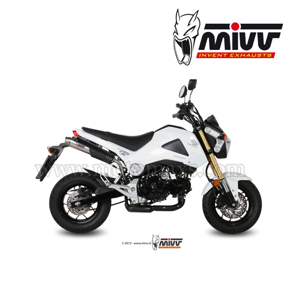 Escape Mivv X CONE INOX  Honda MSX/GROM (2013-2015)