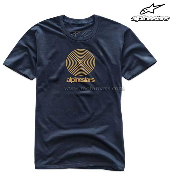 Camiseta Alpinestars "The Espiral Premium" Azul.
