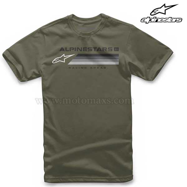 Camiseta Alpinestars "Forward" Verde Militar.
