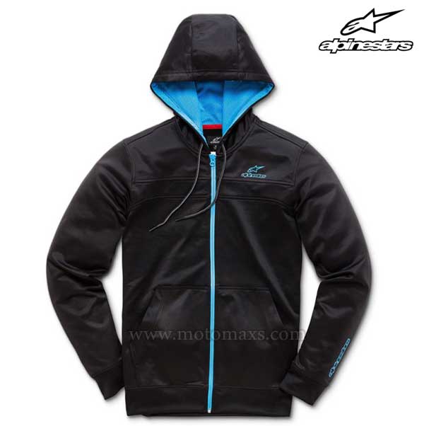 Sudadera Alpinestars "Freeride" Negra-Azul.