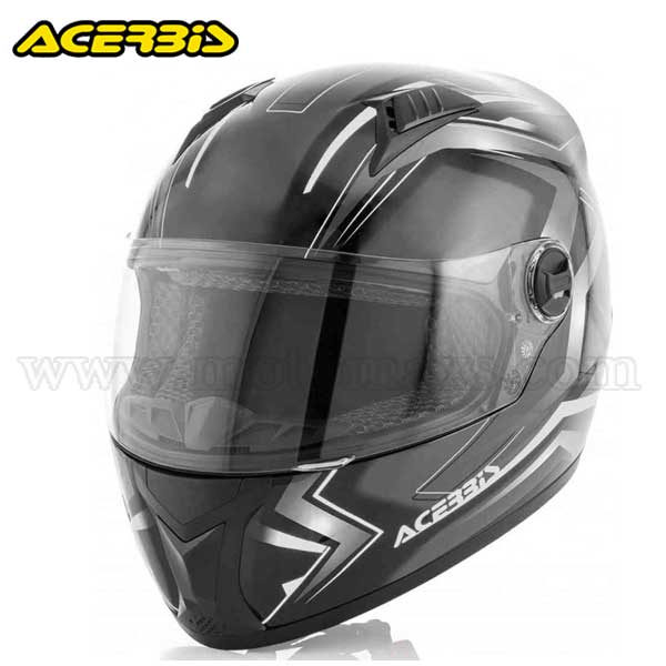Casco Acerbis "FS-807" Negro-Blanco.