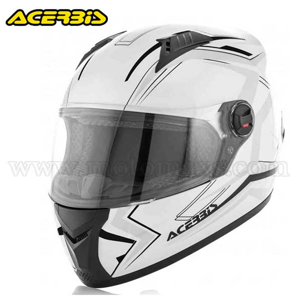Casco Acerbis "FS-807" Blanco-Negro.