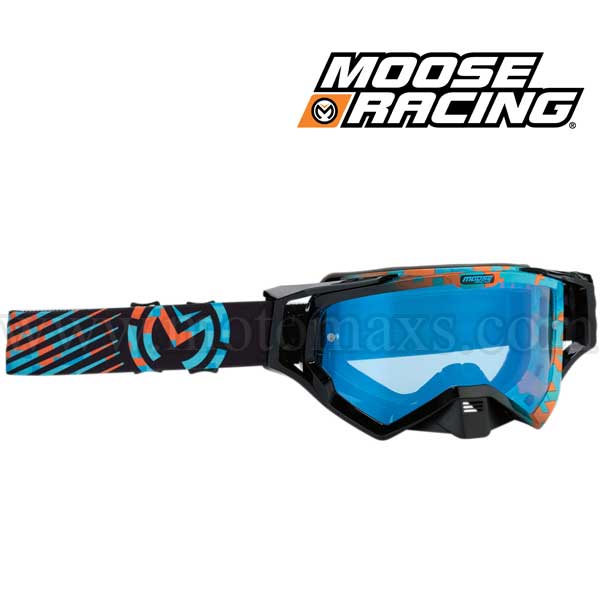 Gafas Cross Moose Racing XCR Camo Azul