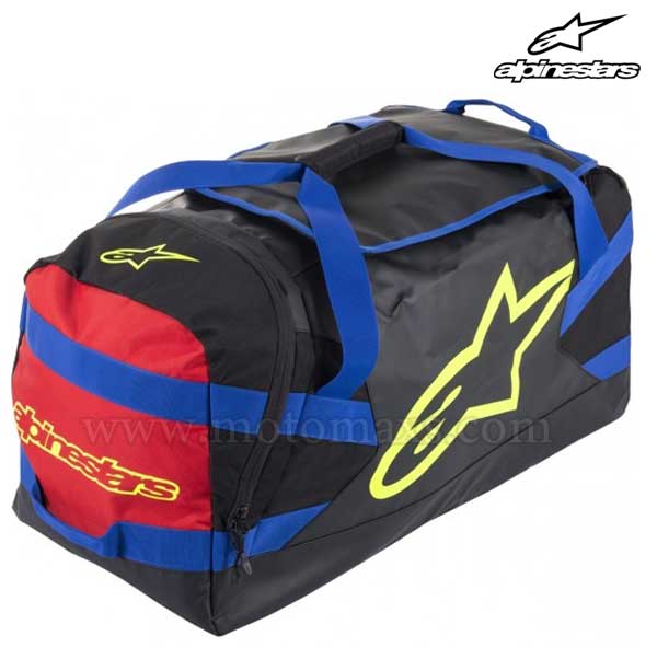Bolso Alpinestars "Goanna Duffle" Negro-Azul-Rojo-Amarillo FL.