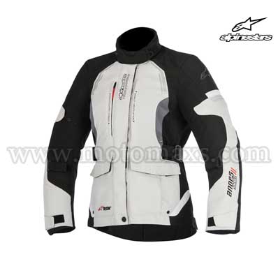 Chaqueta Alpinestars "Stella Andes V2 Drystar" Gris-Negra.