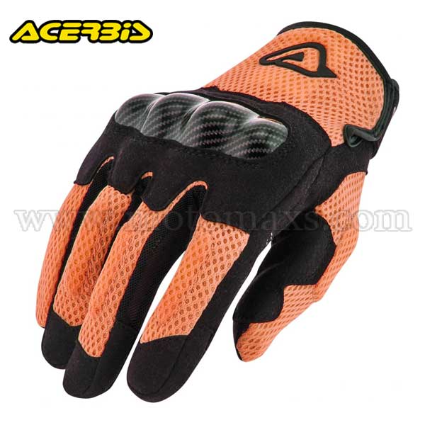 Guantes Cross Acerbis "Ramsey My Vented" Naranjas.