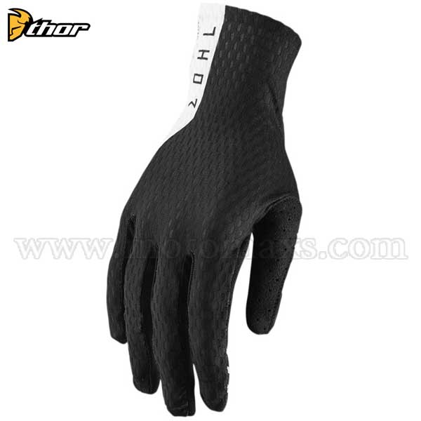 Guantes Cross Thor "Agile" Negros-Blancos.