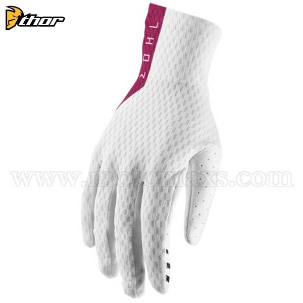 Guantes Cross Thor "Agile" Blancos-Marrones.